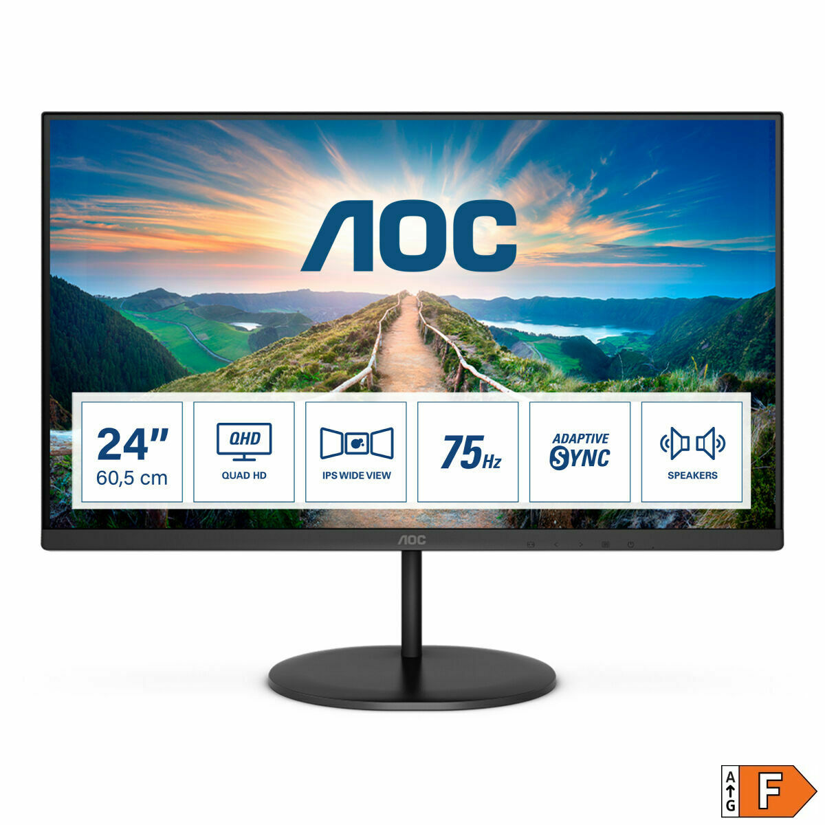 Aoc Monitor Aoc Q24V4Ea 23,8" 2K Lcd