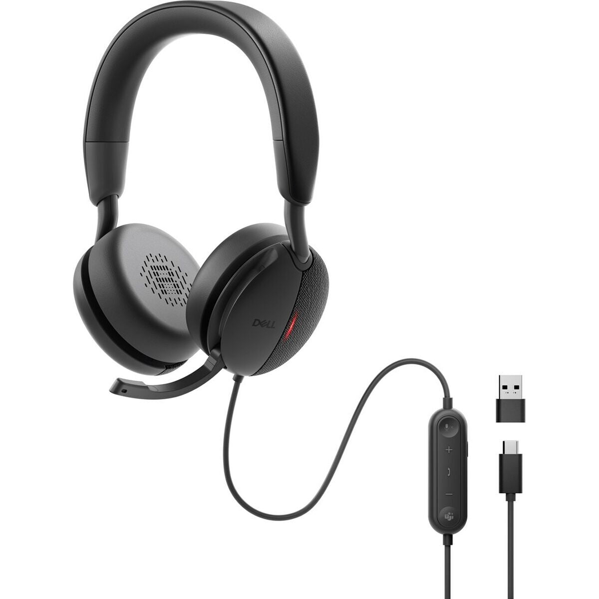 Dell Headphones With Microphone Dell Wh5024 Black