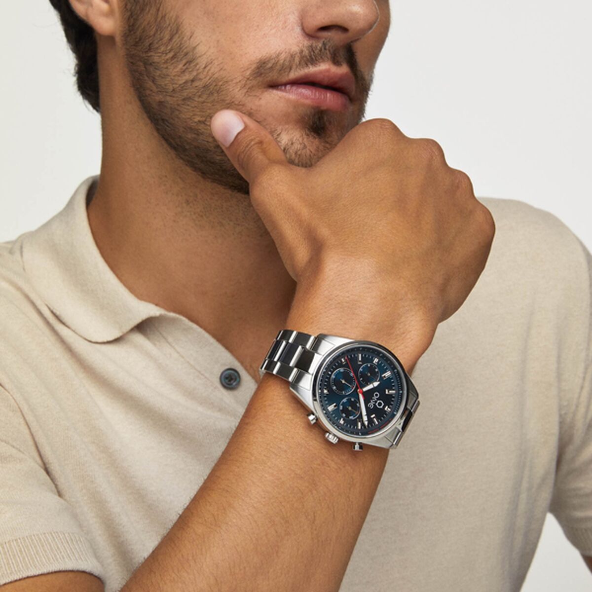 One Men's Watch One Og8128As32B Silver