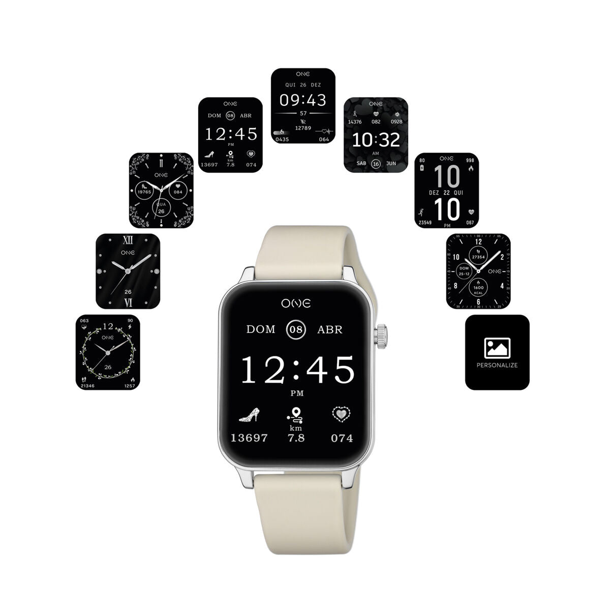 One Smartwatch One Osw4197Ss61L Lady