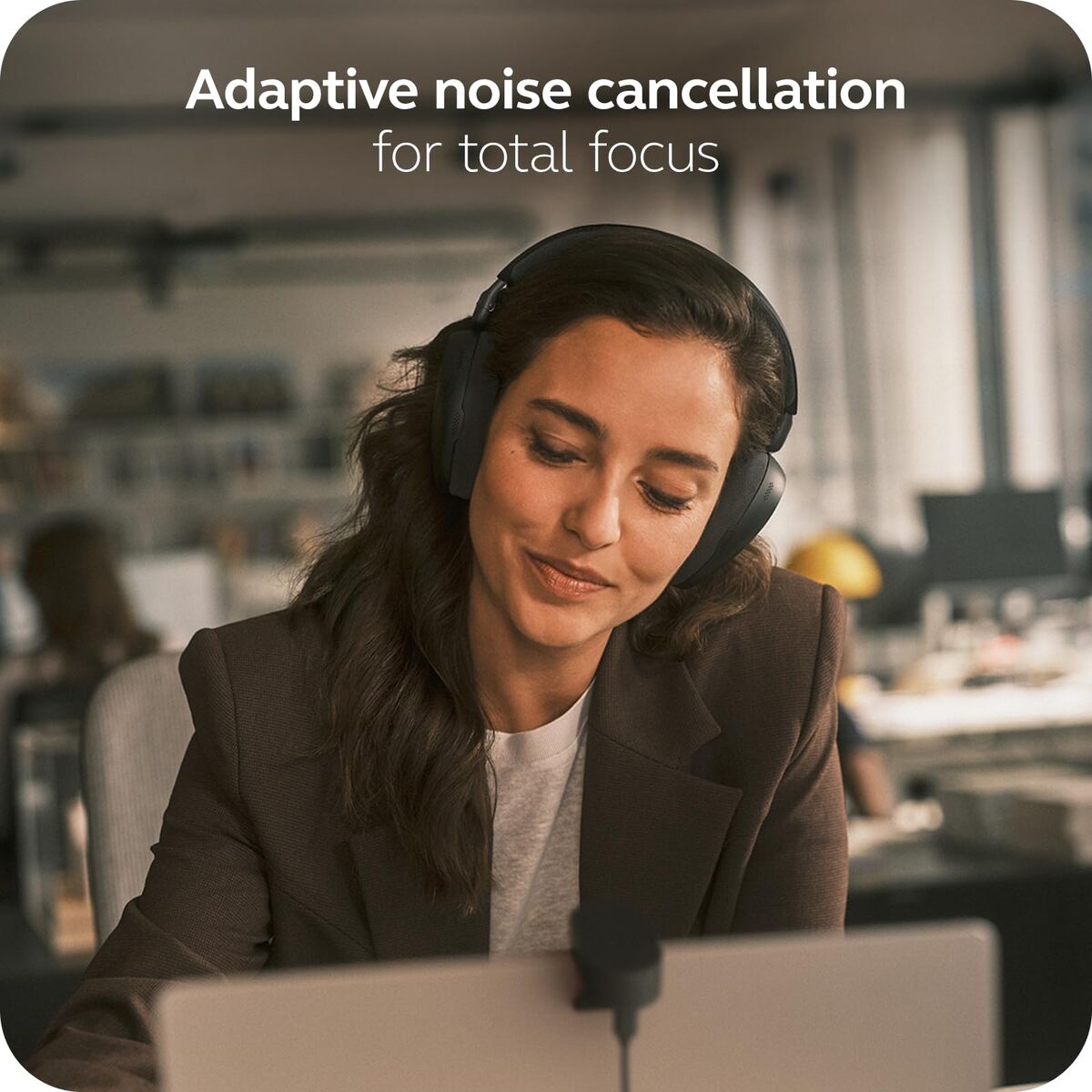 Jabra Bluetooth Headband Headphones Jabra Evolve3 85 Black