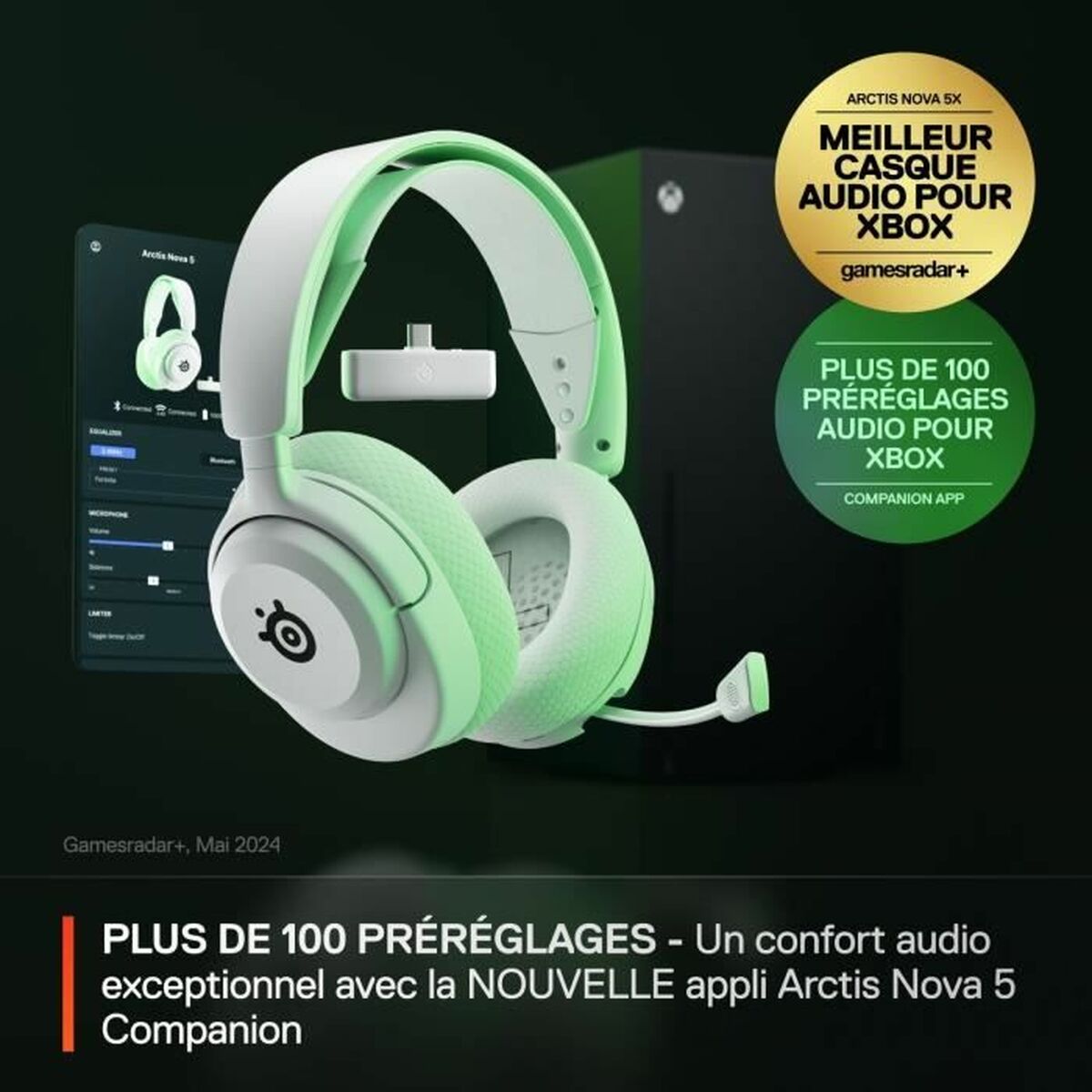Steelseries Headphones With Microphone Steelseries Arctis Nova 5X White