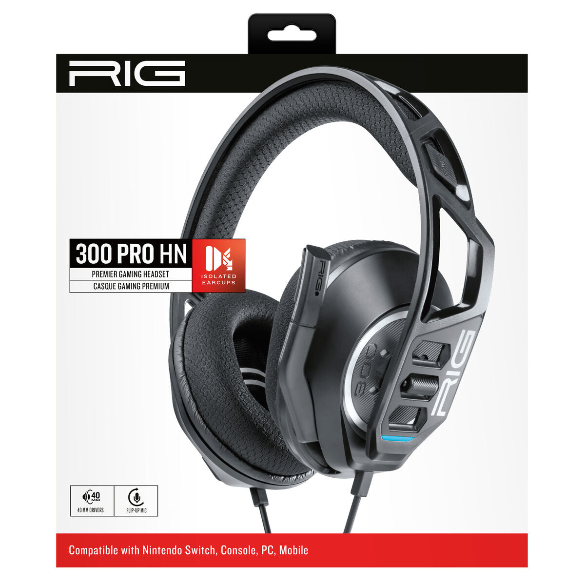 Nacon Headphones Nacon 300 Pro Hn Black