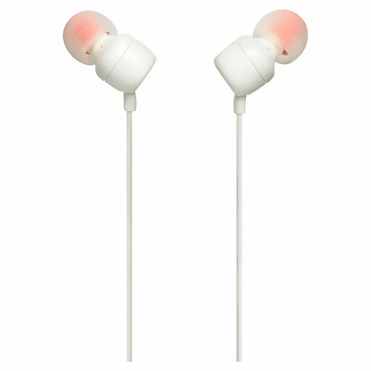 Jbl Headphones With Microphone Jbl T110 White