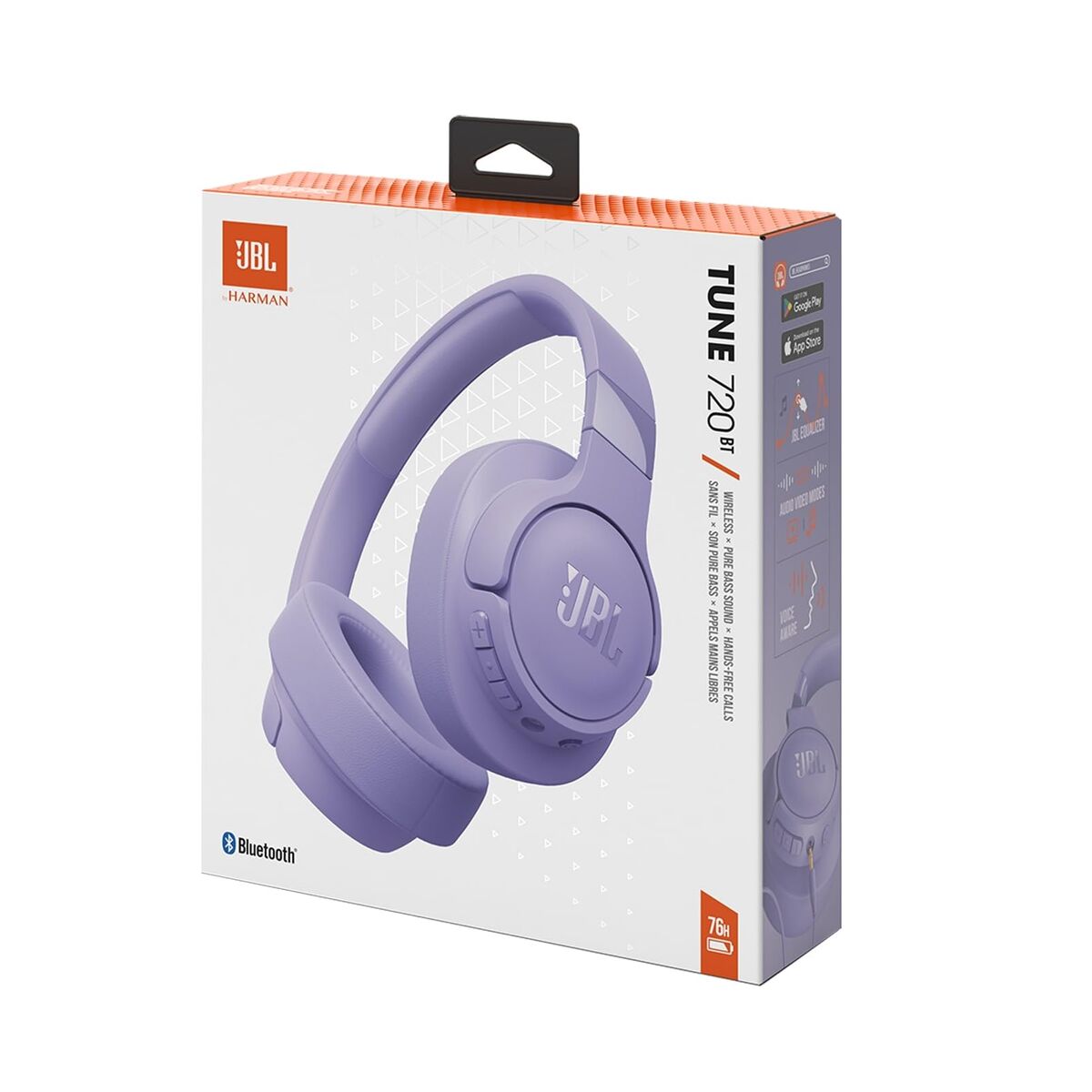 Jbl Headphones Jbl Jblt720Btpur Purple