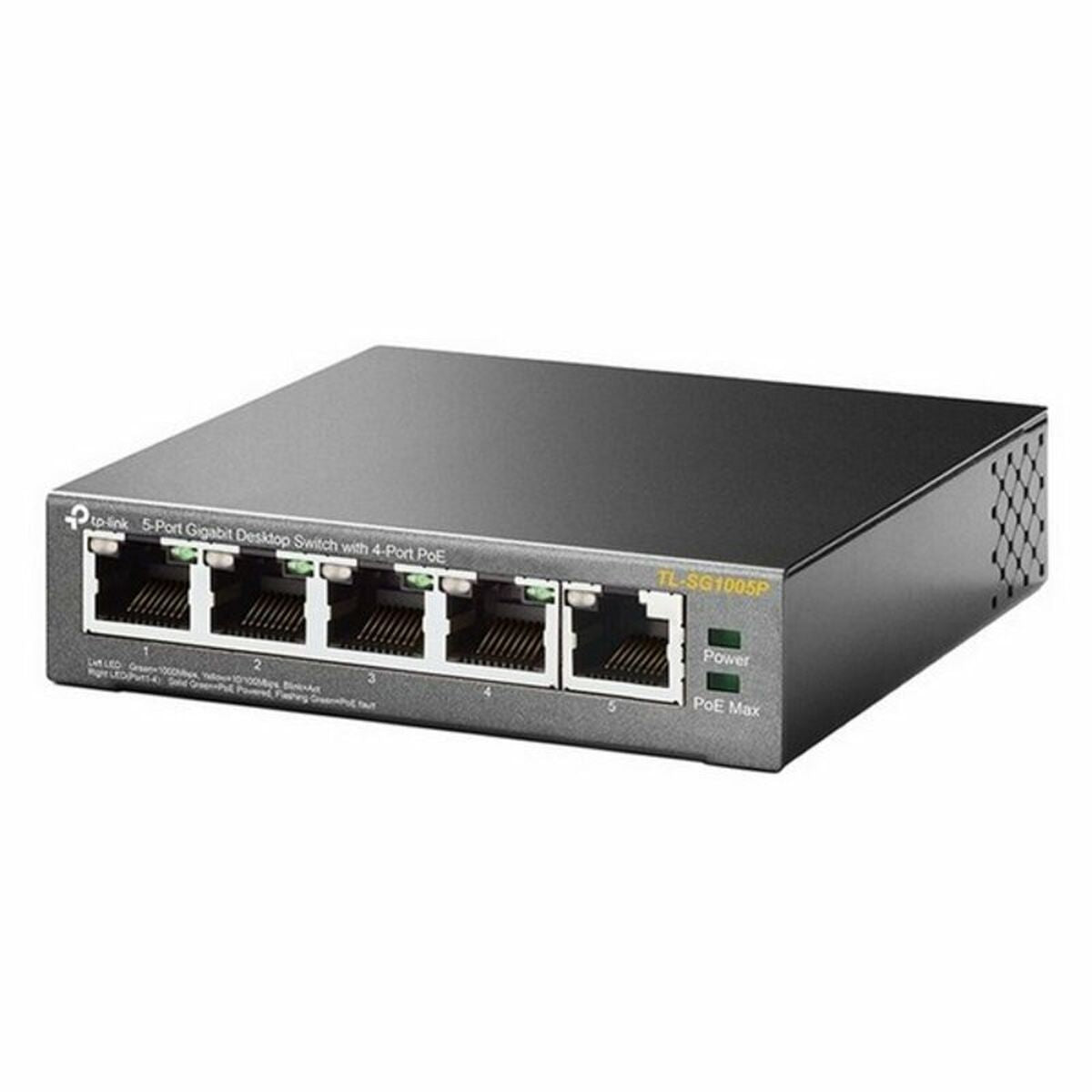 Tp-Link Desktop Switch Tp-Link Tl-Sg1005P Lan Poe