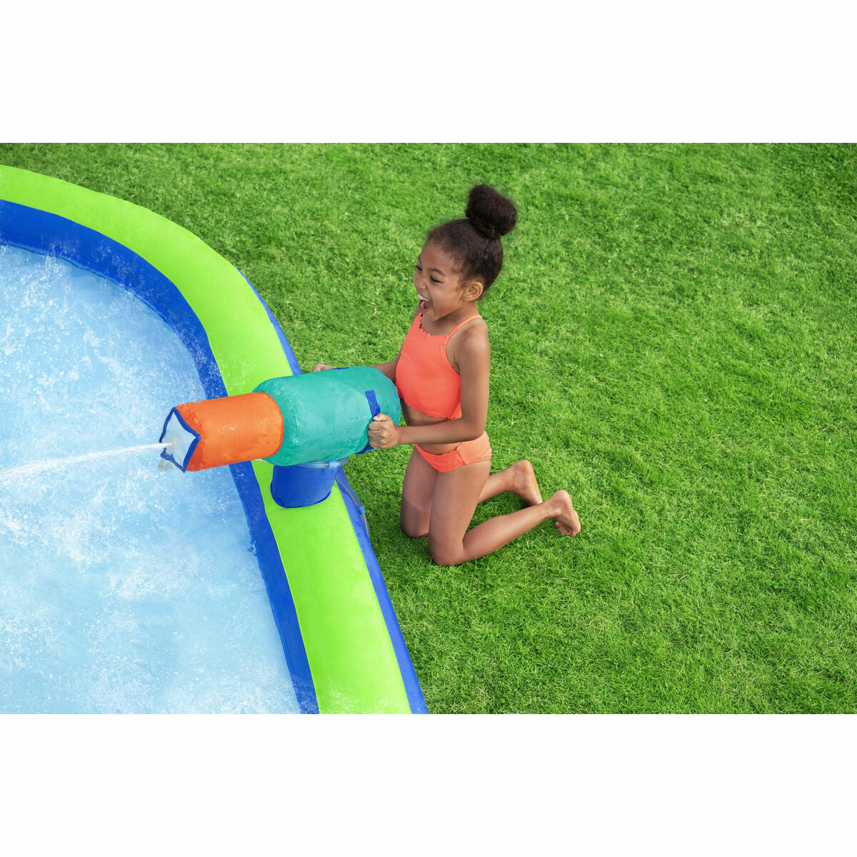 Bestway Inflatable Water Park Pool 365X320X240 Cm + 5 Years Garden 53408
