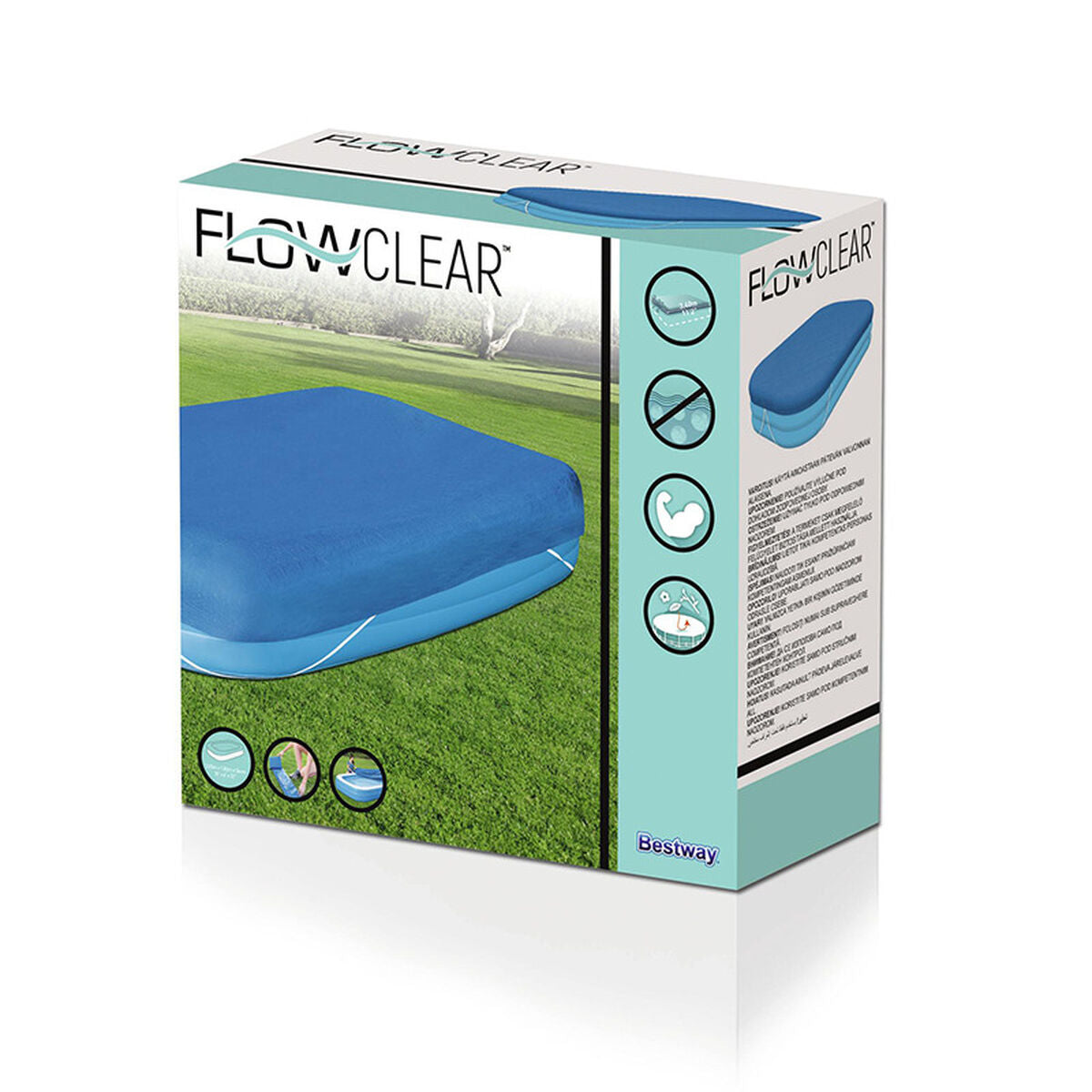 Bestway Swimming Pool Cover Bestway Blue 305 X 183 Cm