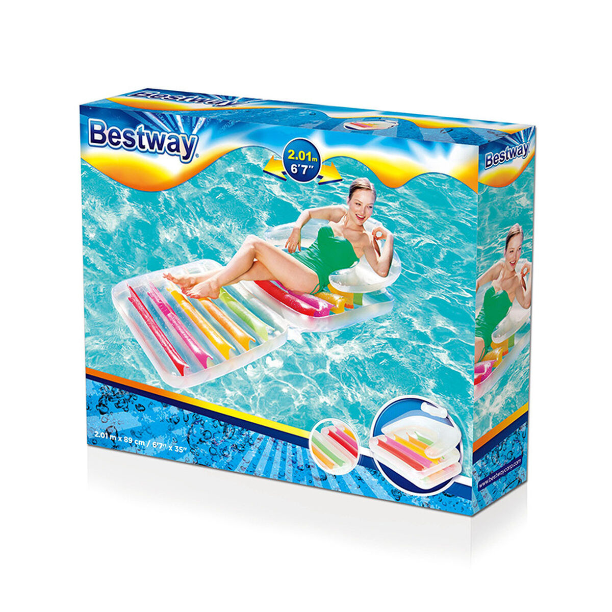 Bestway Inflatable Pool Chair Bestway 201 X 89 Cm