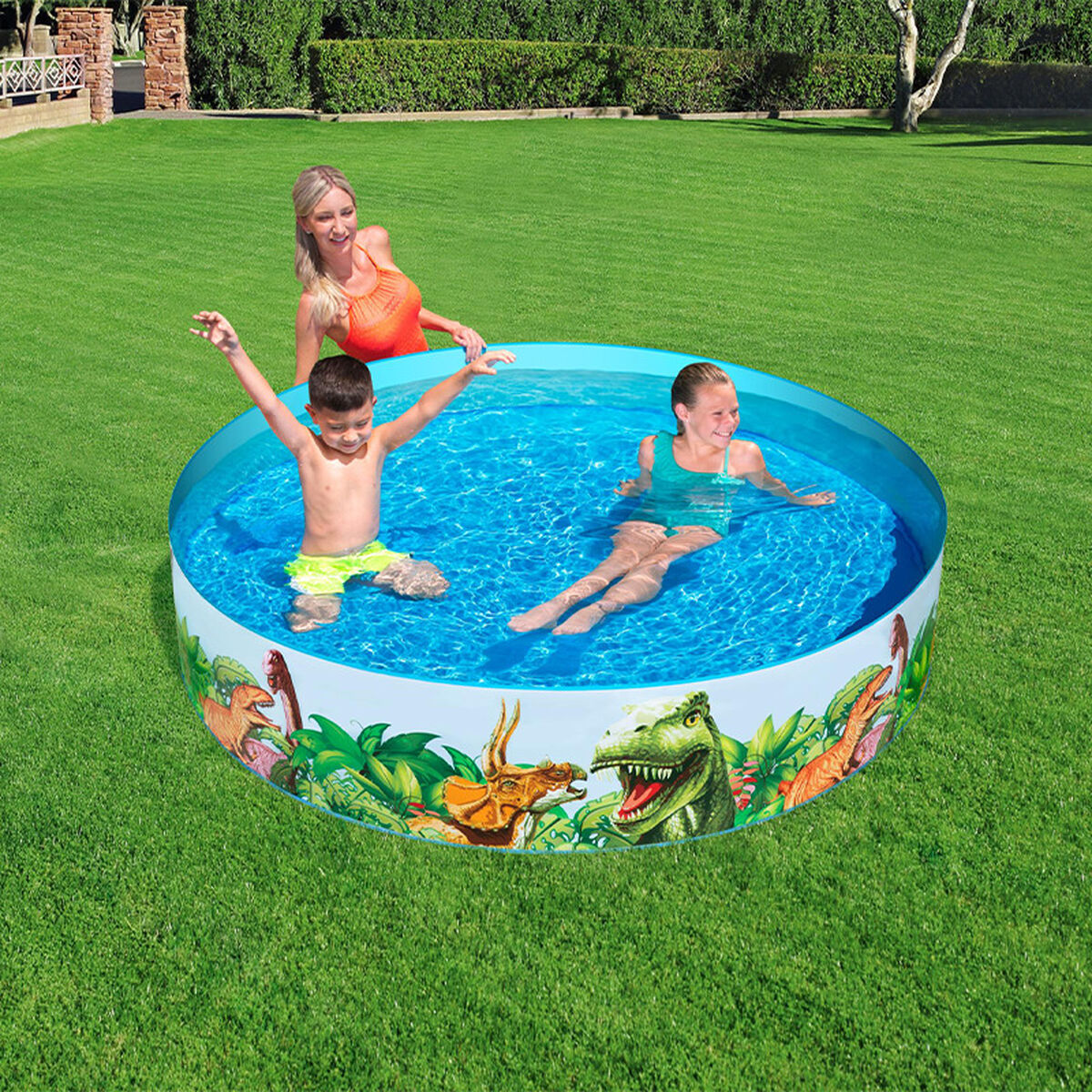 Bestway Inflatable Paddling Pool For Children Bestway Dinosaurs 183 X 38 Cm