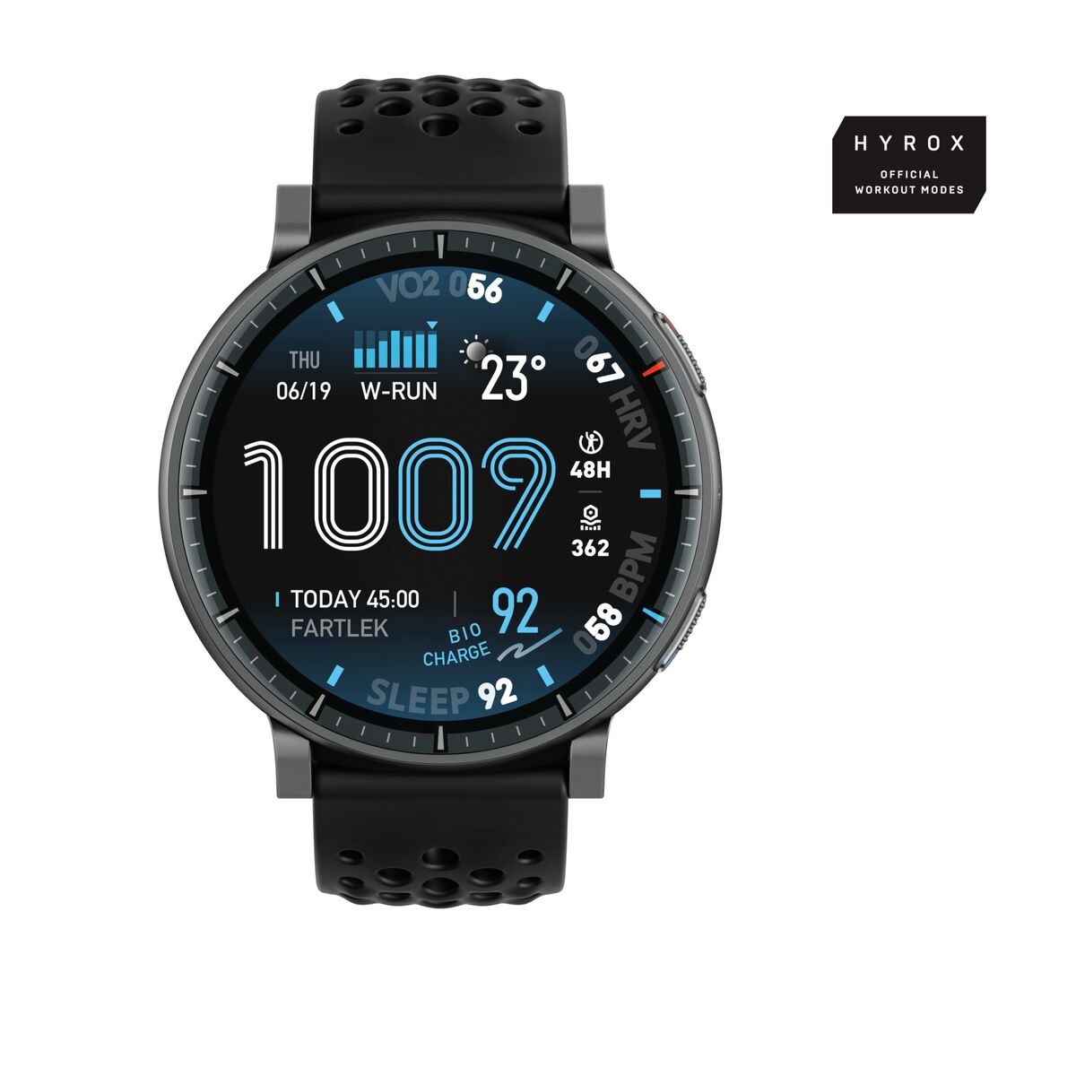 Amazfit Smartwatch Amazfit W2556Gl1N Black 1,5"