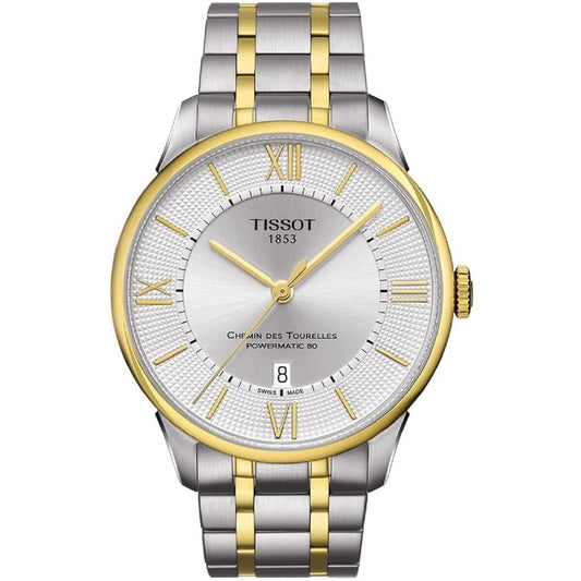 Tissot Men's Watch Tissot Chemin Des Tourelles Silver