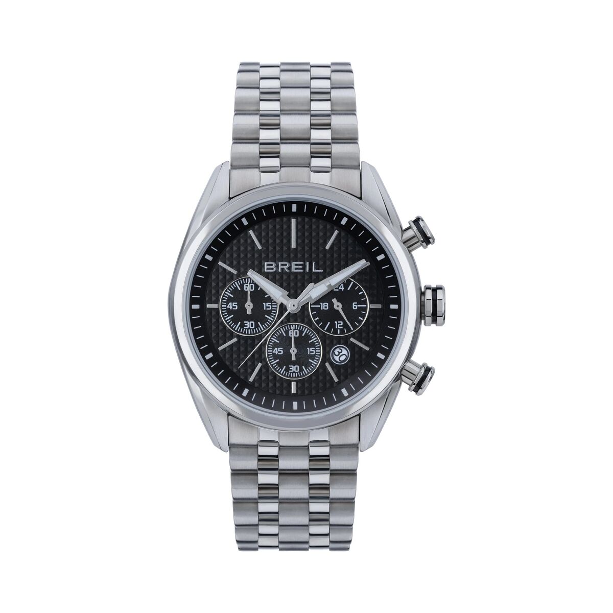 Breil Men's Watch Breil Tw1986 Black Silver (Ø 43 Mm)