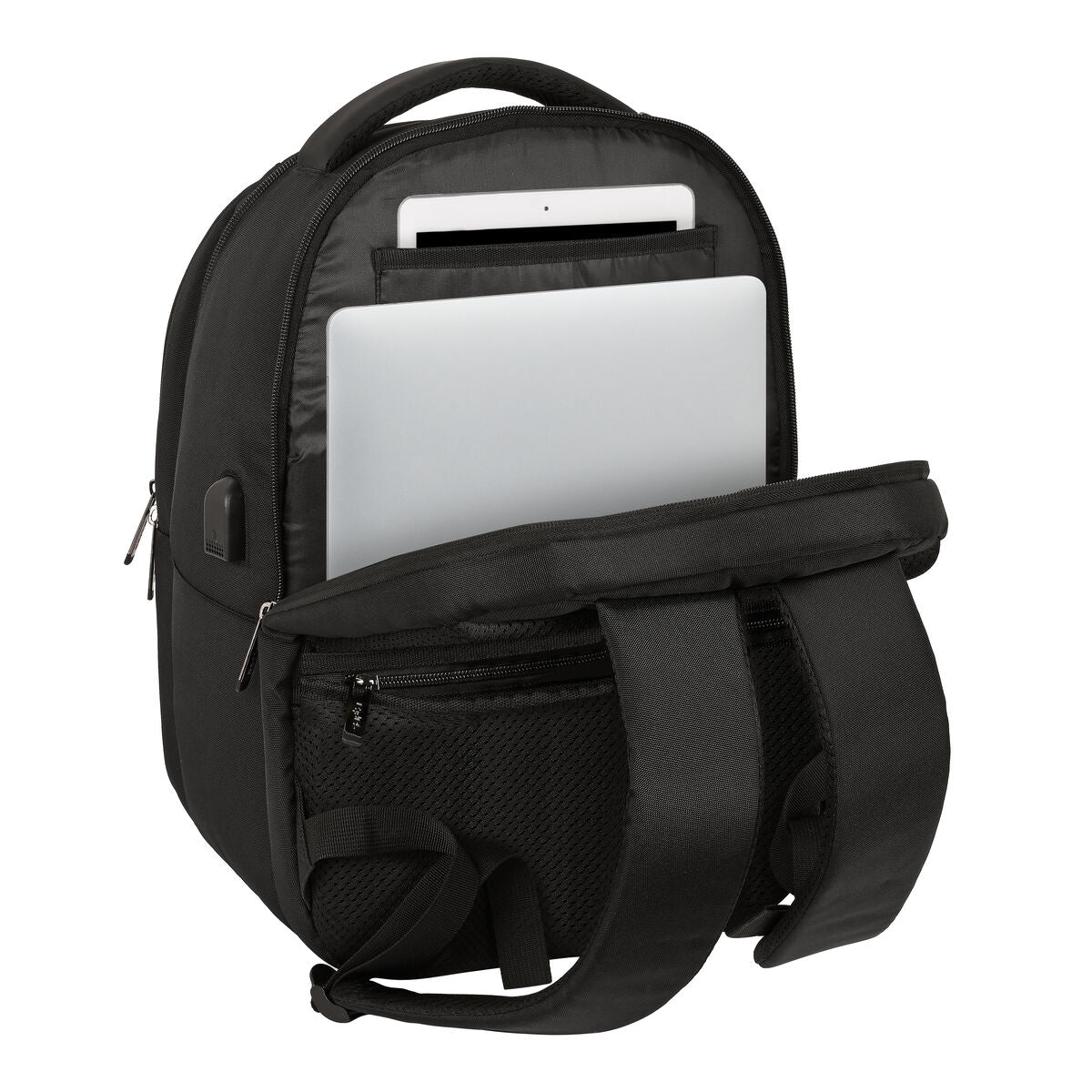 Safta Rucksack For Laptop And Tablet With Usb Output Safta Business Black (31 X 45 X 23 Cm)