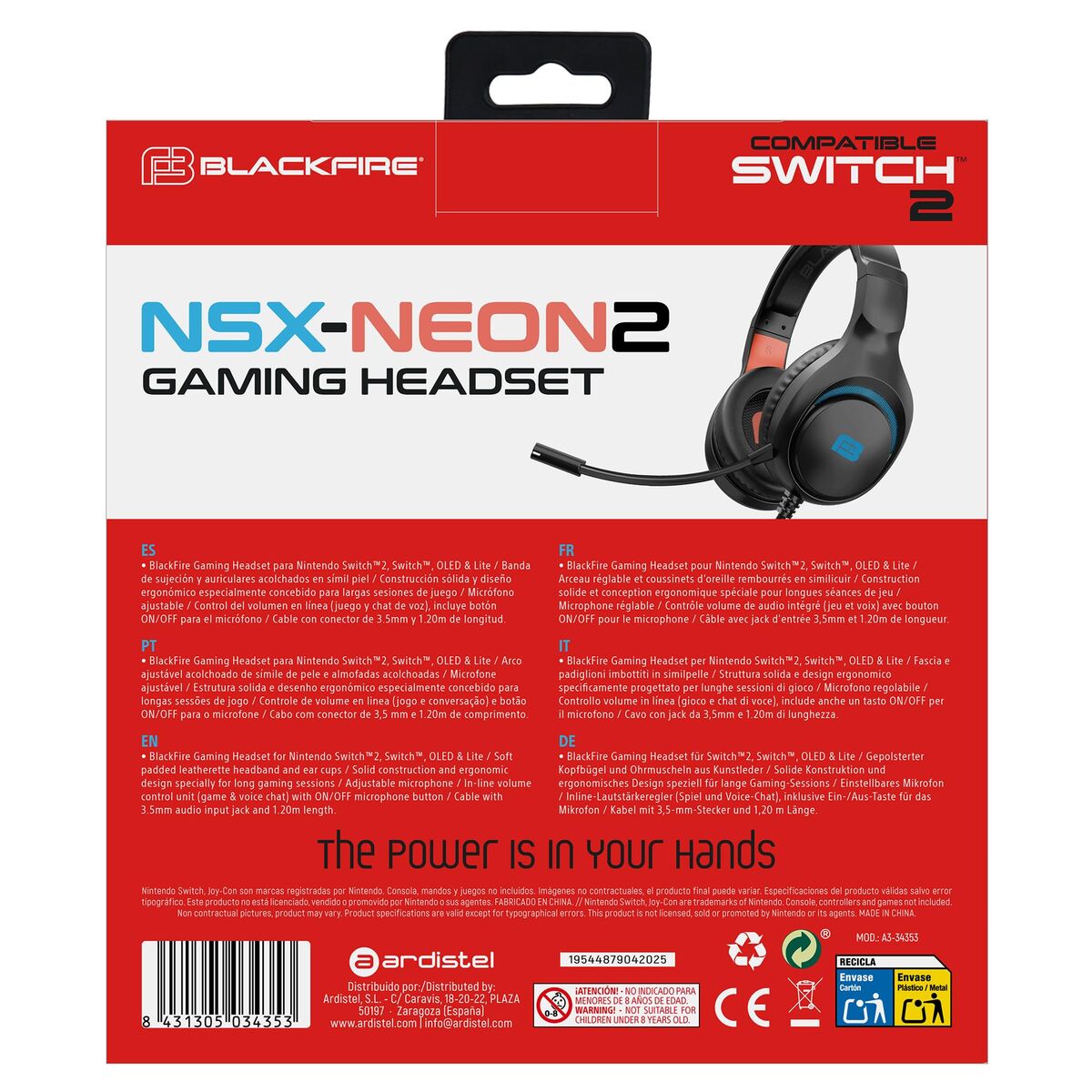 Ardistel Headphones Ardistel 5034353 Black