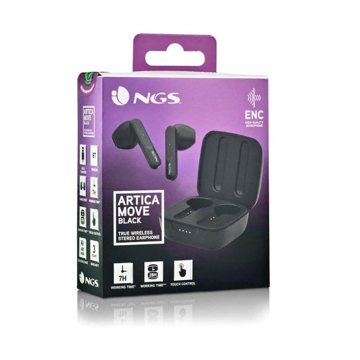 Ngs Headphones With Microphone Ngs Articamovewhite White