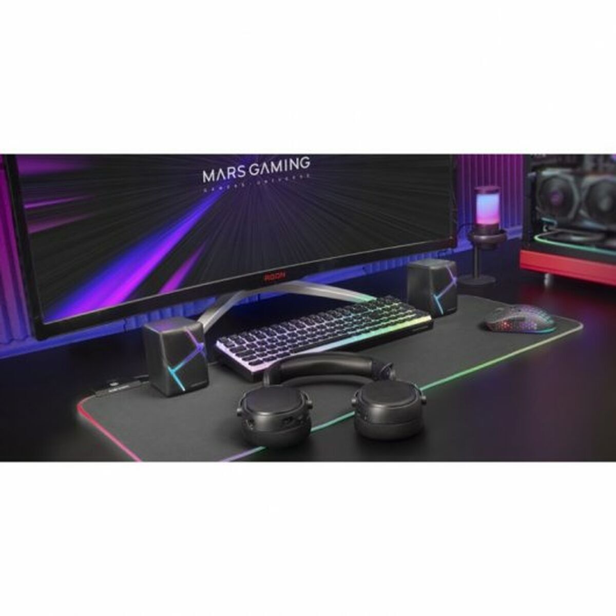 Mars Gaming Pc Speakers Mars Gaming Ms-H White Black 4 W