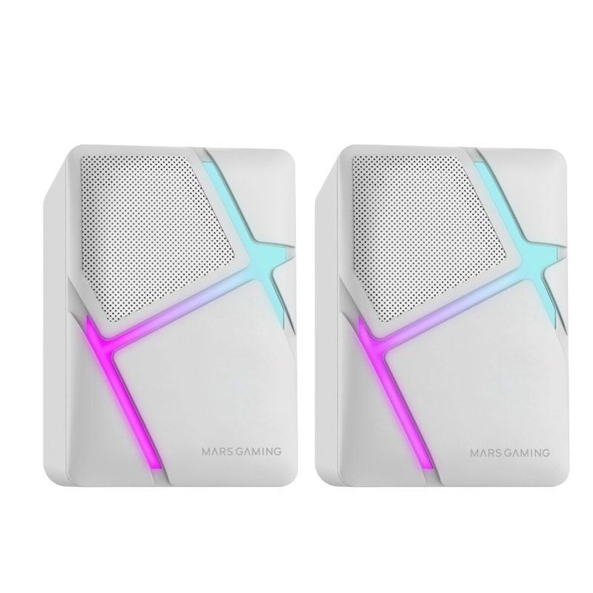 Mars Gaming Portable Bluetooth Speakers Mars Gaming Mshw White Black 4 W