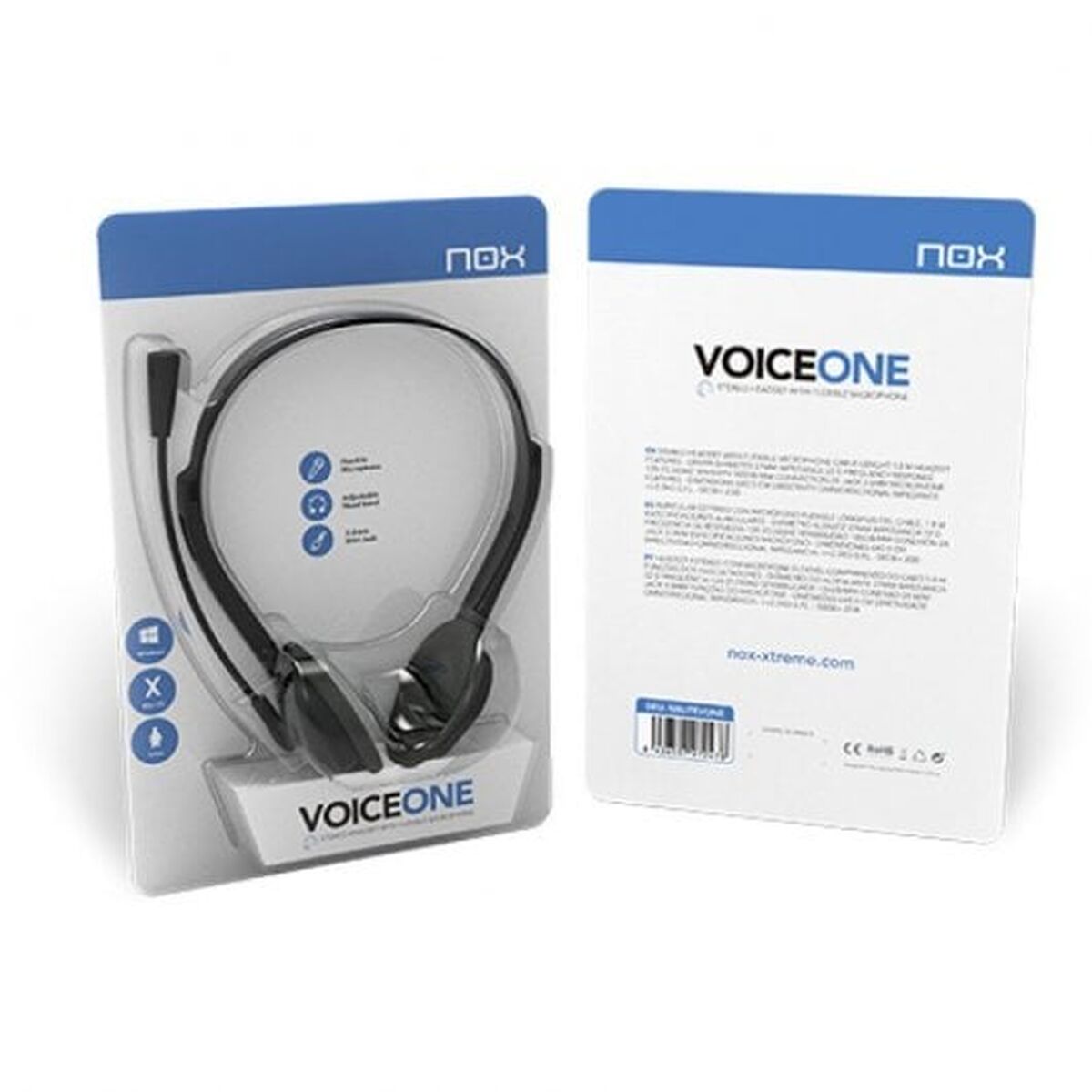 Nox Sport Headphones With Microphone Nox Voice One