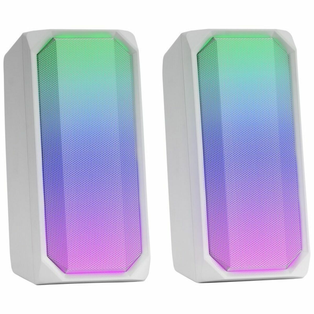 Mars Gaming Portable Bluetooth Speakers Mars Gaming Msrgbw White 15 W 4 W