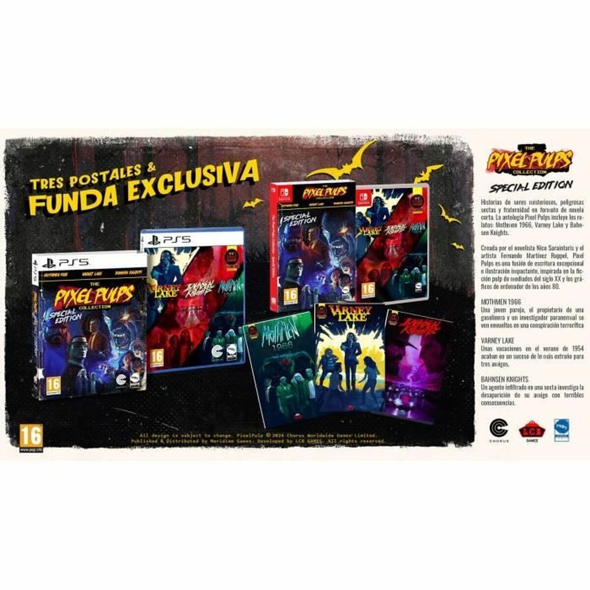 Microids Playstation 5 Video Game Microids The Pixel Pulps Collection Special Edition