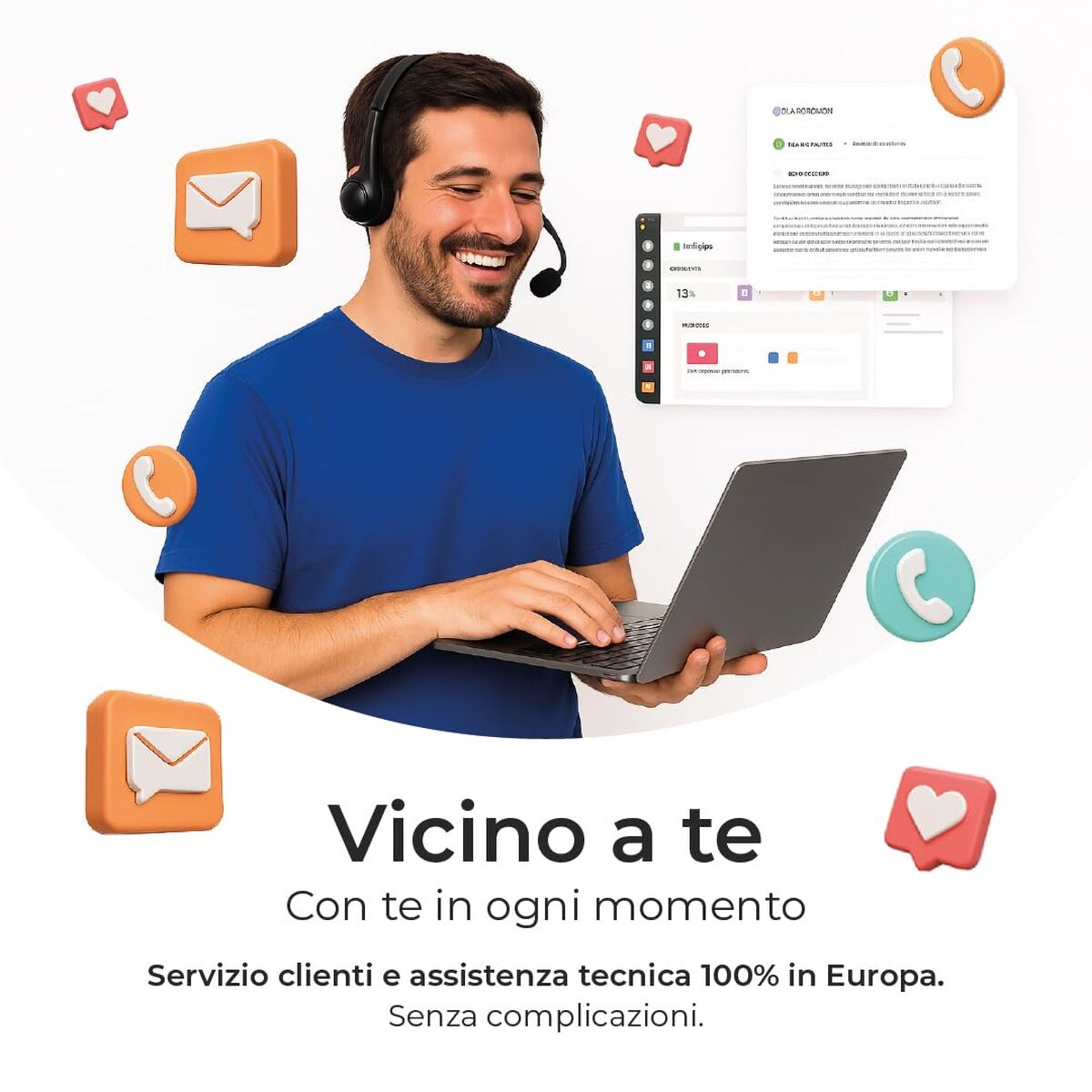 Savefamily Smartwatch Savefamily Blue 40 Mm Black