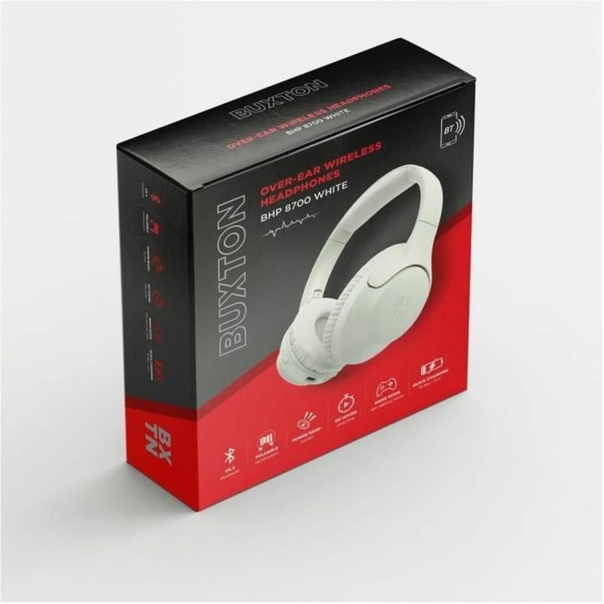 Buxton Headphones Buxton Bhp 8700 White Green