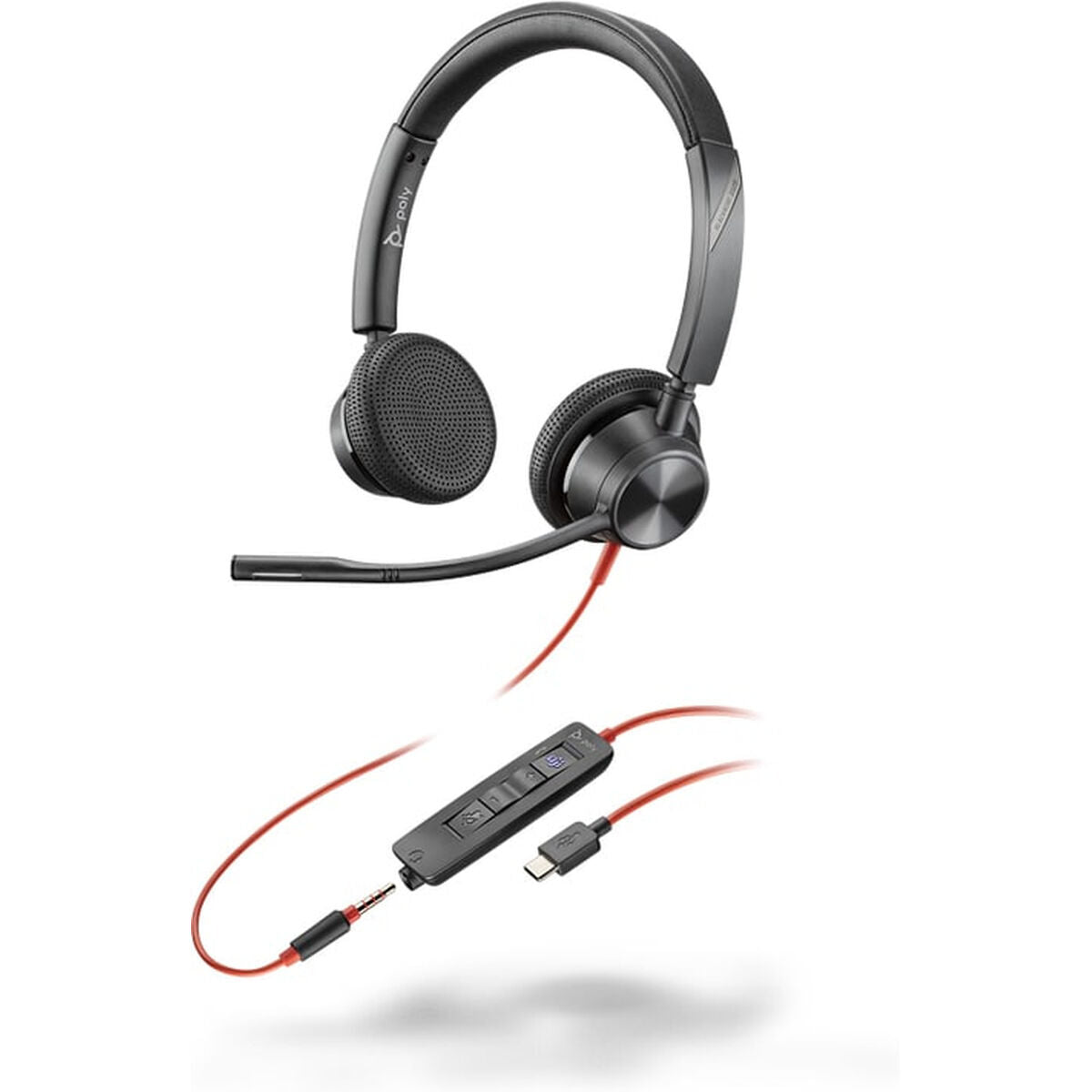 Poly Headphones Poly 8X222Aa Black
