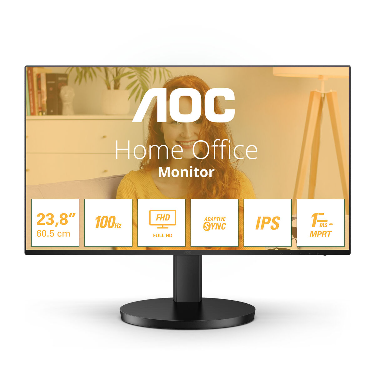 Aoc Monitor Aoc 24B3Ha2 24" 23,8" Full Hd