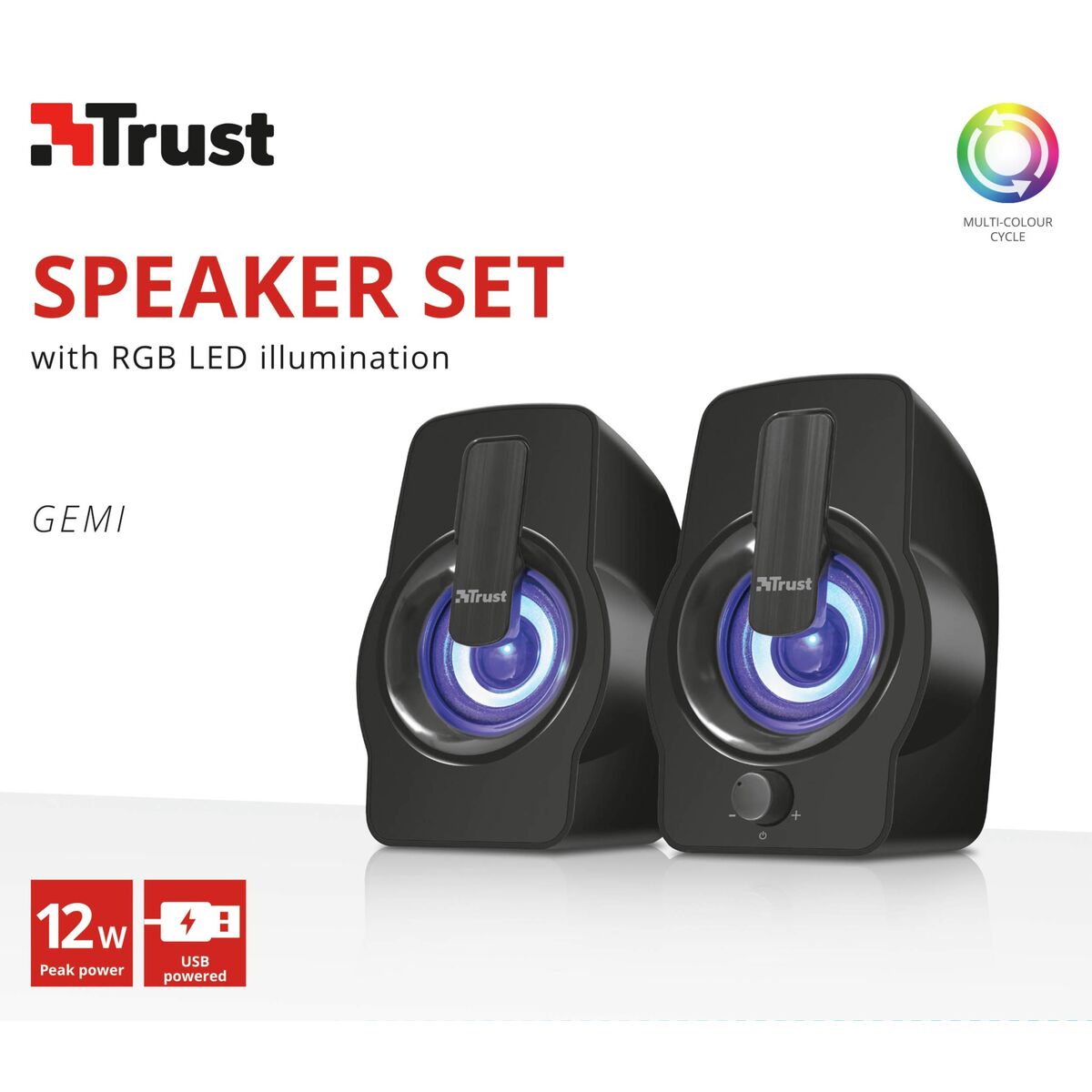 Trust Pc Speakers Trust Gemi Black 6 W 5 W 12 W