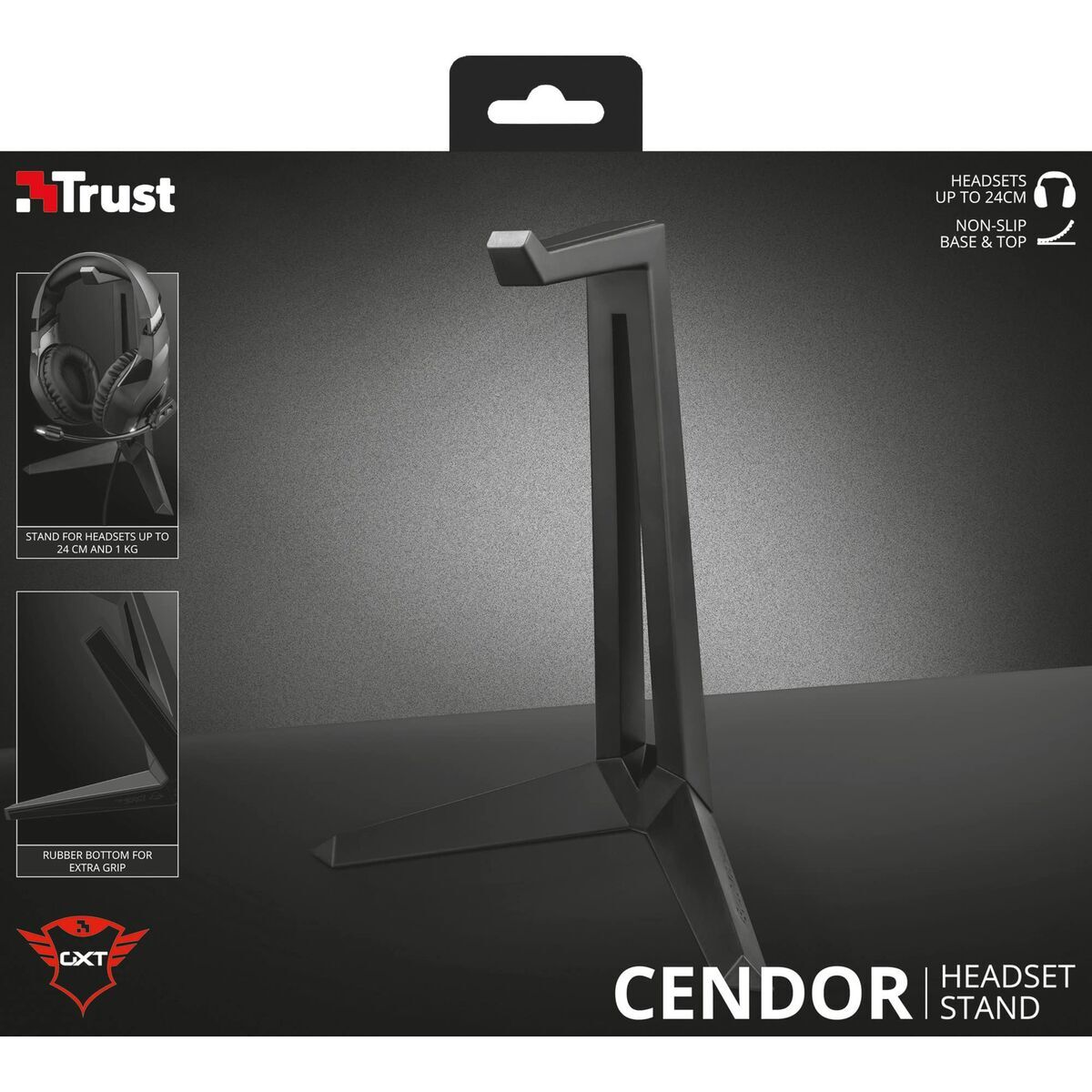 Trust Gaming Headphones Support Trust Gxt 260 Cendor Black