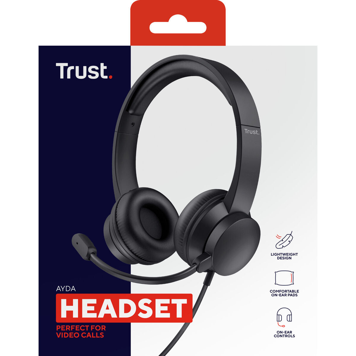 Trust Headphones With Microphone Trust 25087 Black
