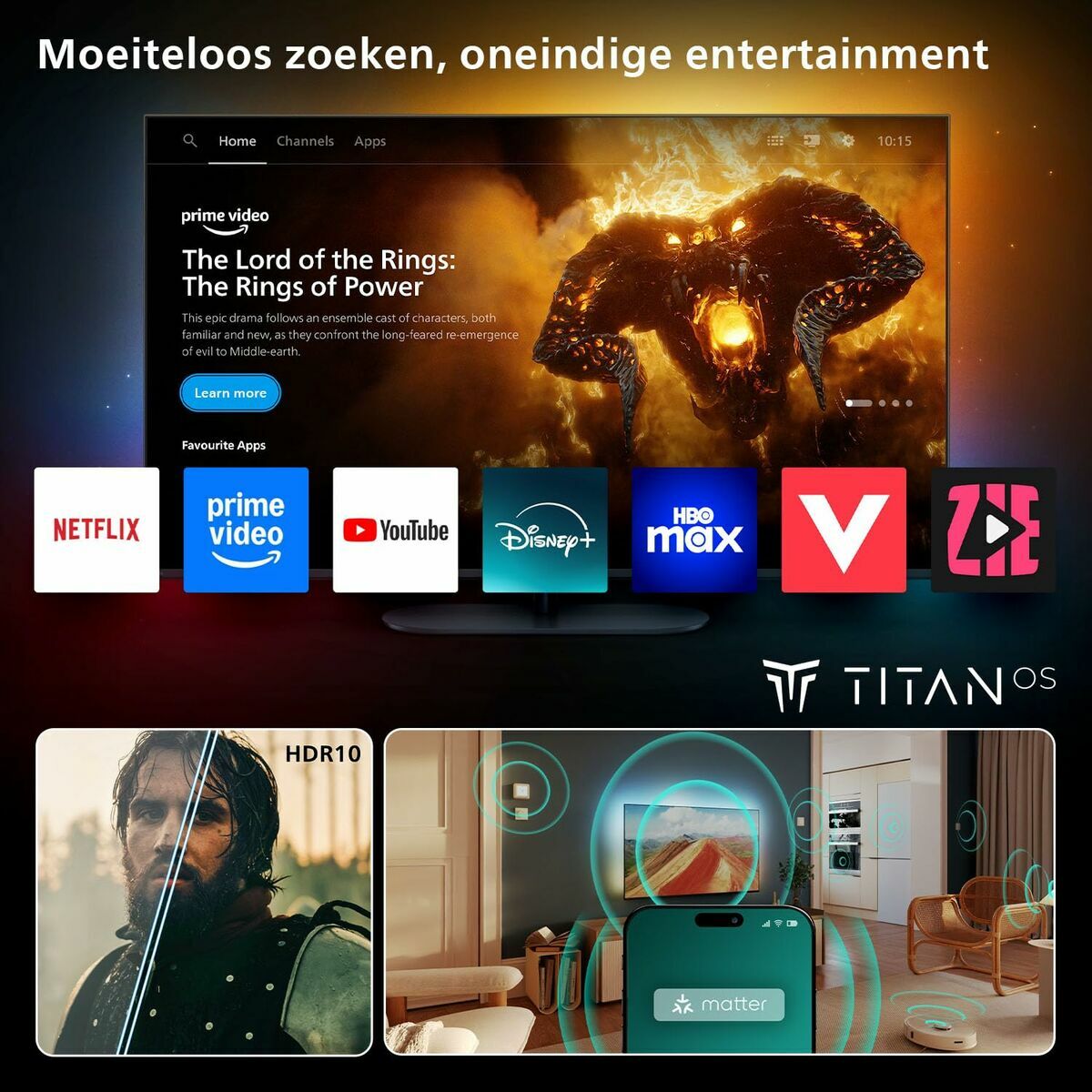 Philips Smart Tv Philips 32Pfs6900/12 Full Hd 32" Led Hdr