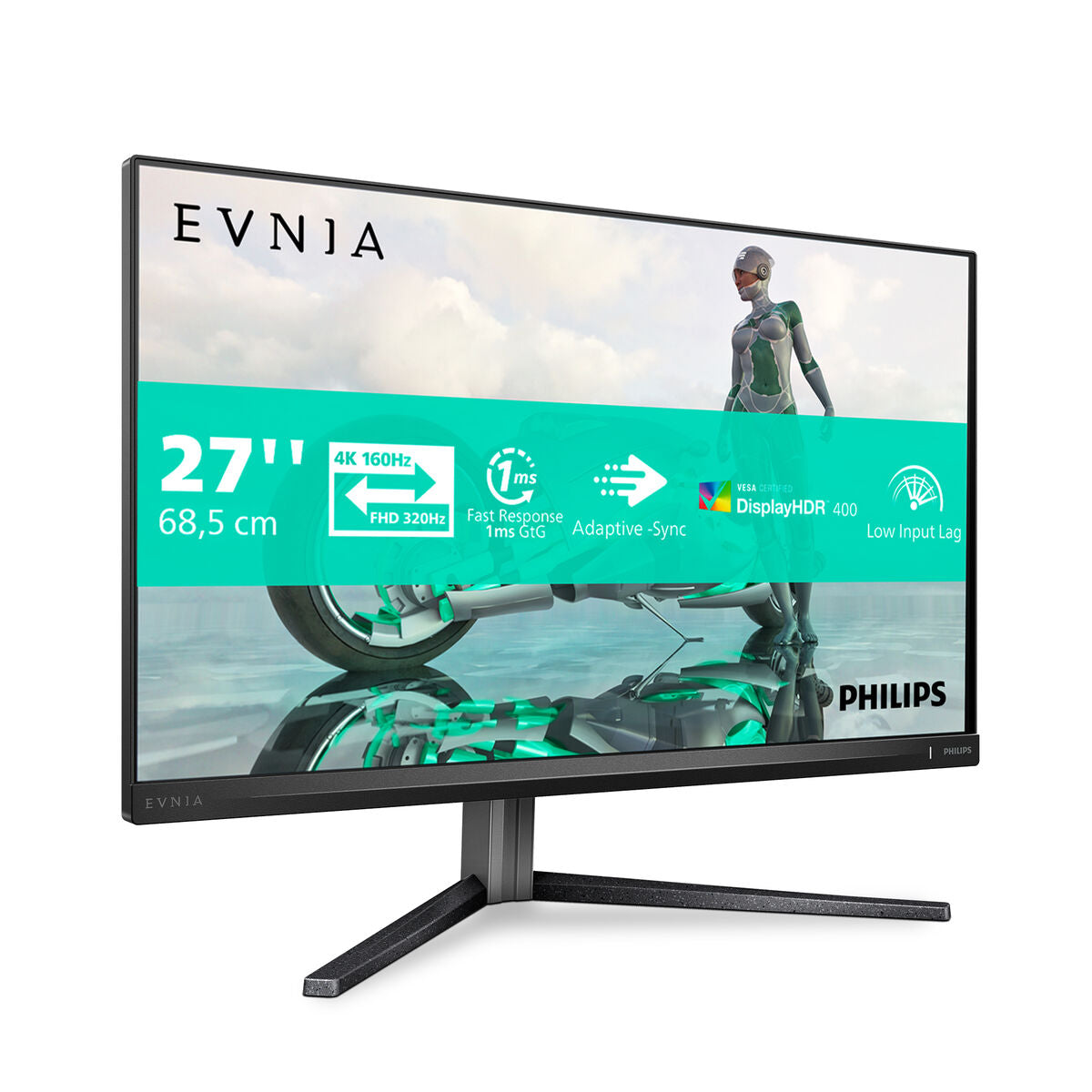 Philips Gaming Monitor Philips 27 Ips 3440X2160 4K 16:9 160Hz Mntr 4K Ultra Hd 27"