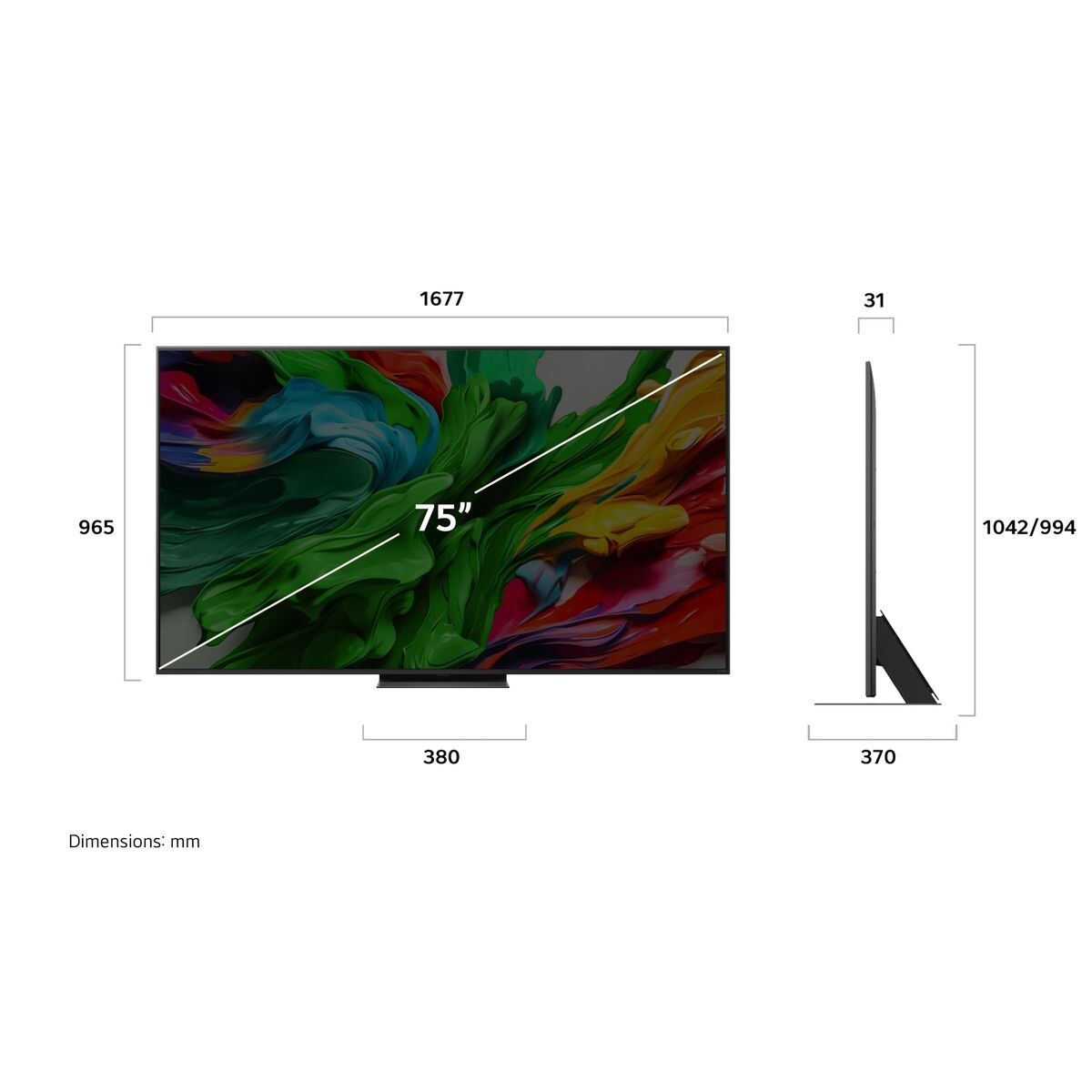 Lg Smart Tv Lg 75Qned86A6A  75 75" 4K Ultra Hd Led Hdr Lcd Amd Freesync Qned (Refurbished A)