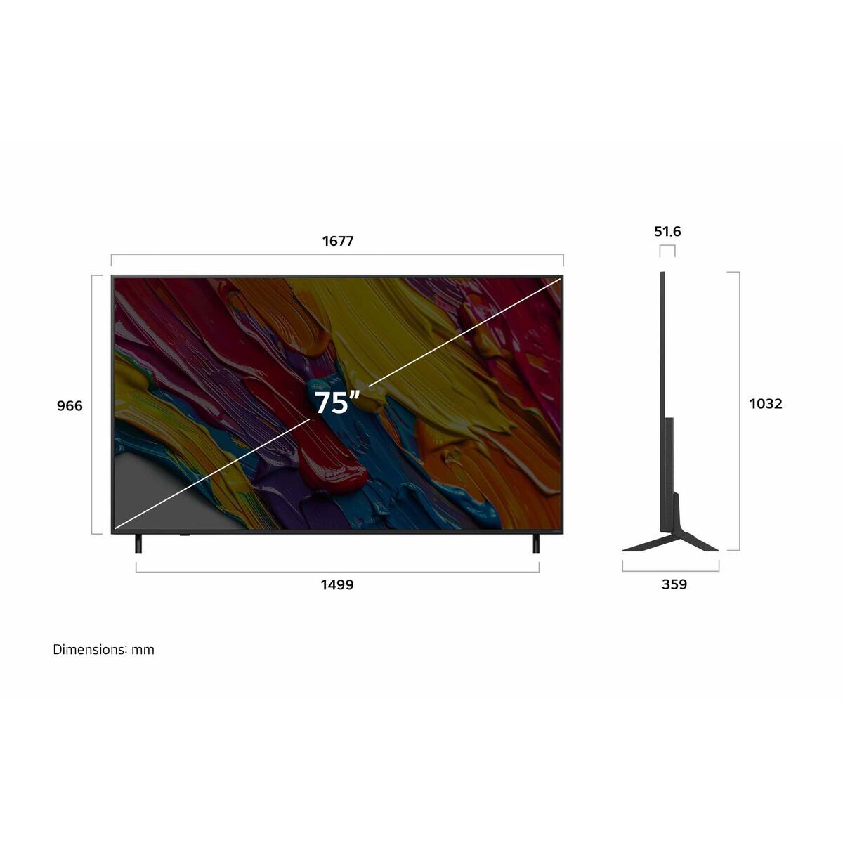 Lg Smart Tv Lg 75Qned82A6B 75" 4K Ultra Hd Led Hdr Edge-Led Qned (Refurbished A)