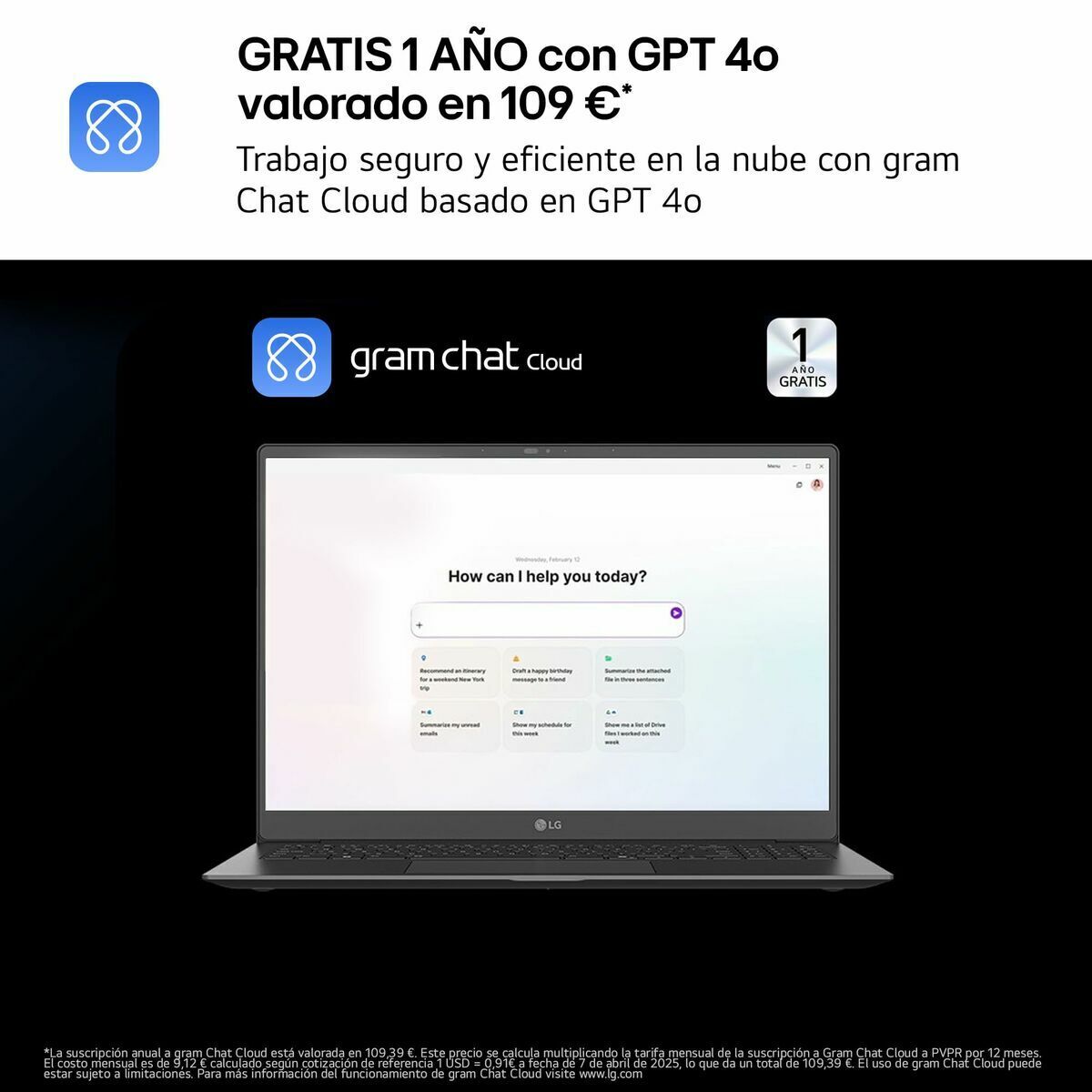 Lg Laptop Lg 16Z90T-G.ad88B 2 Tb Ssd 16" Intel Core Ultra 7 255H 32 Gb Ram